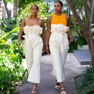 Something by Sonjia Hamptons Paperbag Pants NWT